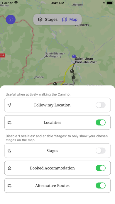 Camino Maps Screenshot