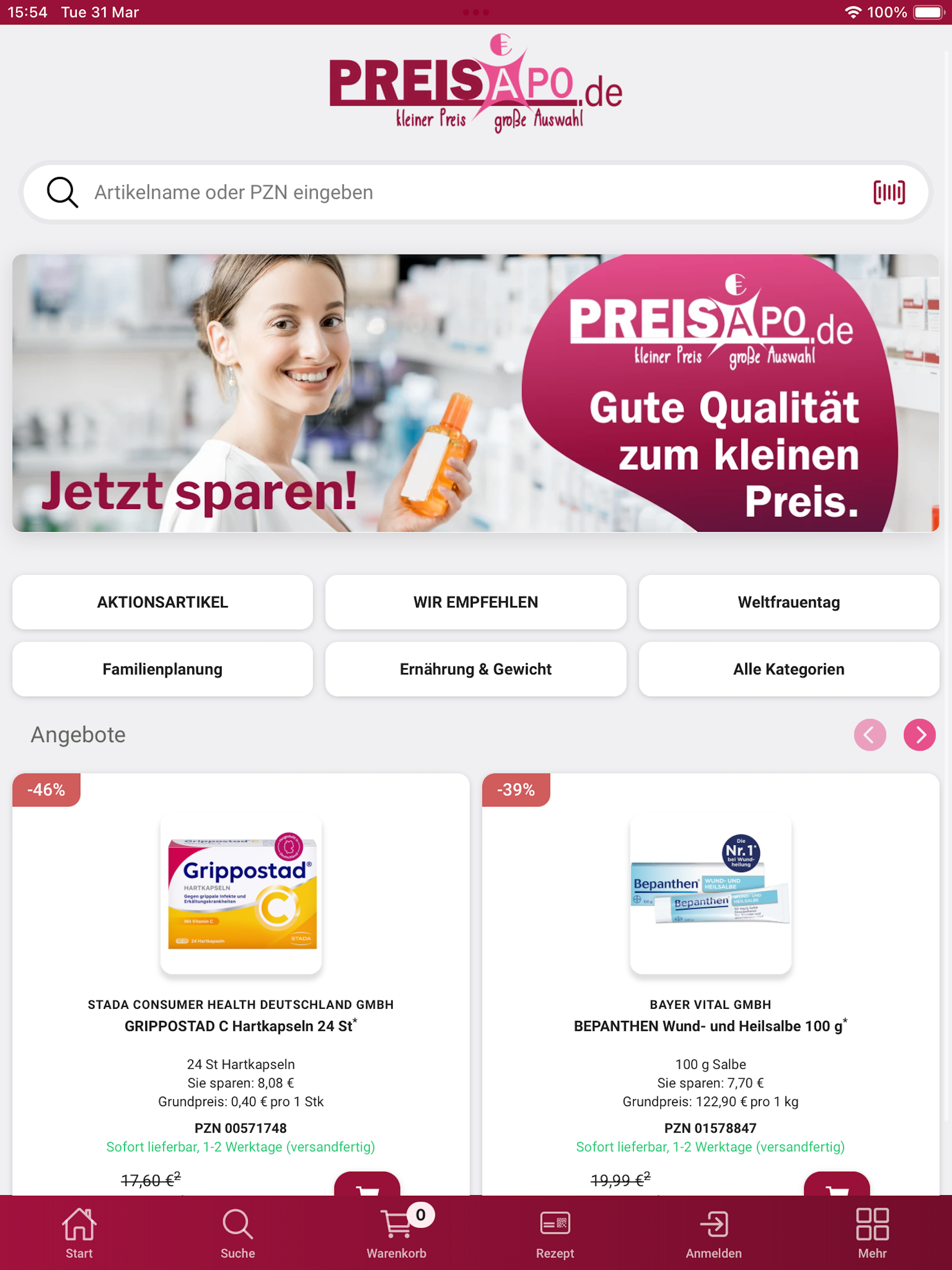 preisapo - Günstige Apotheke screenshot 8