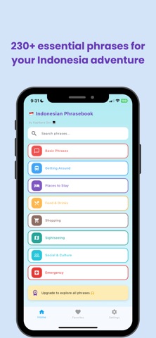 Indonesia Travel Phrasebook screenshot