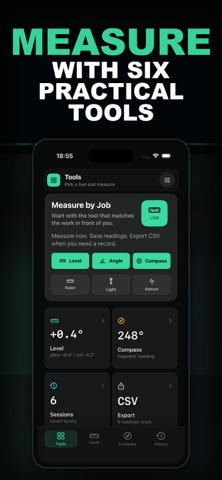 Compass Level Sensor Tools Screenshot 1 of 5