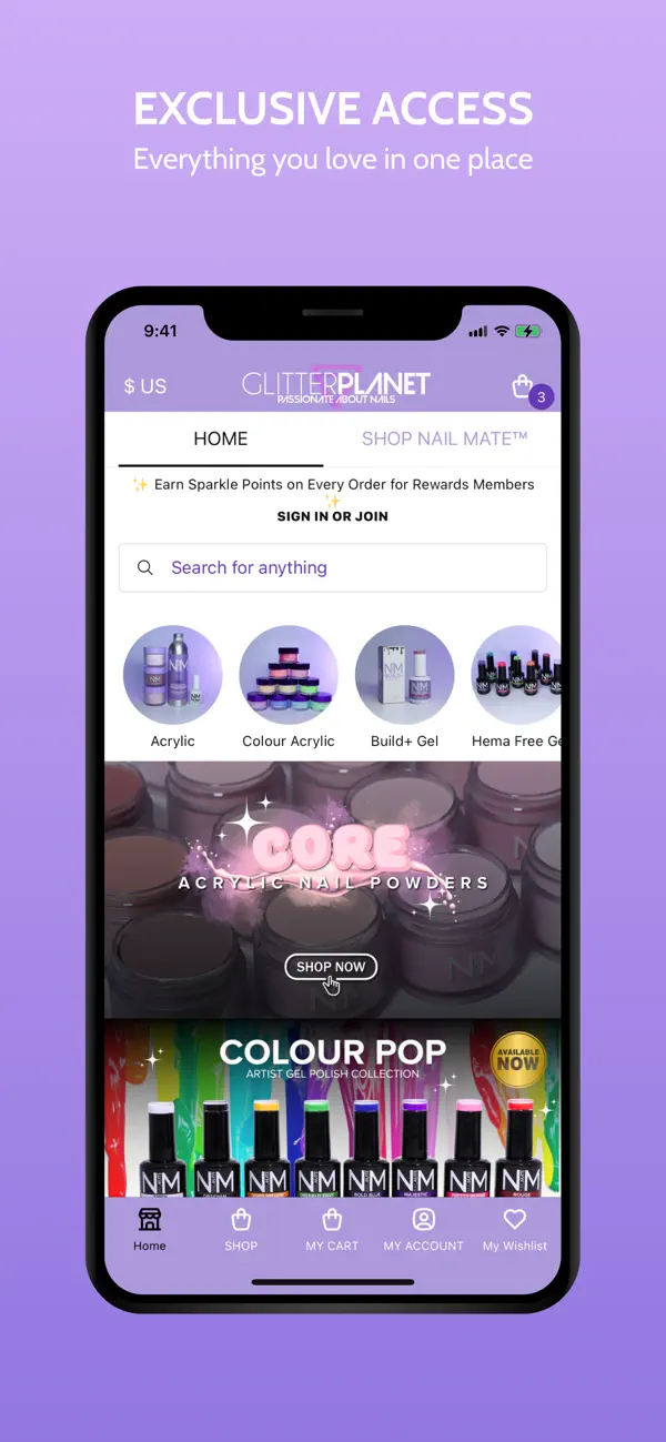 Screenshot #3 pour Glitter Planet