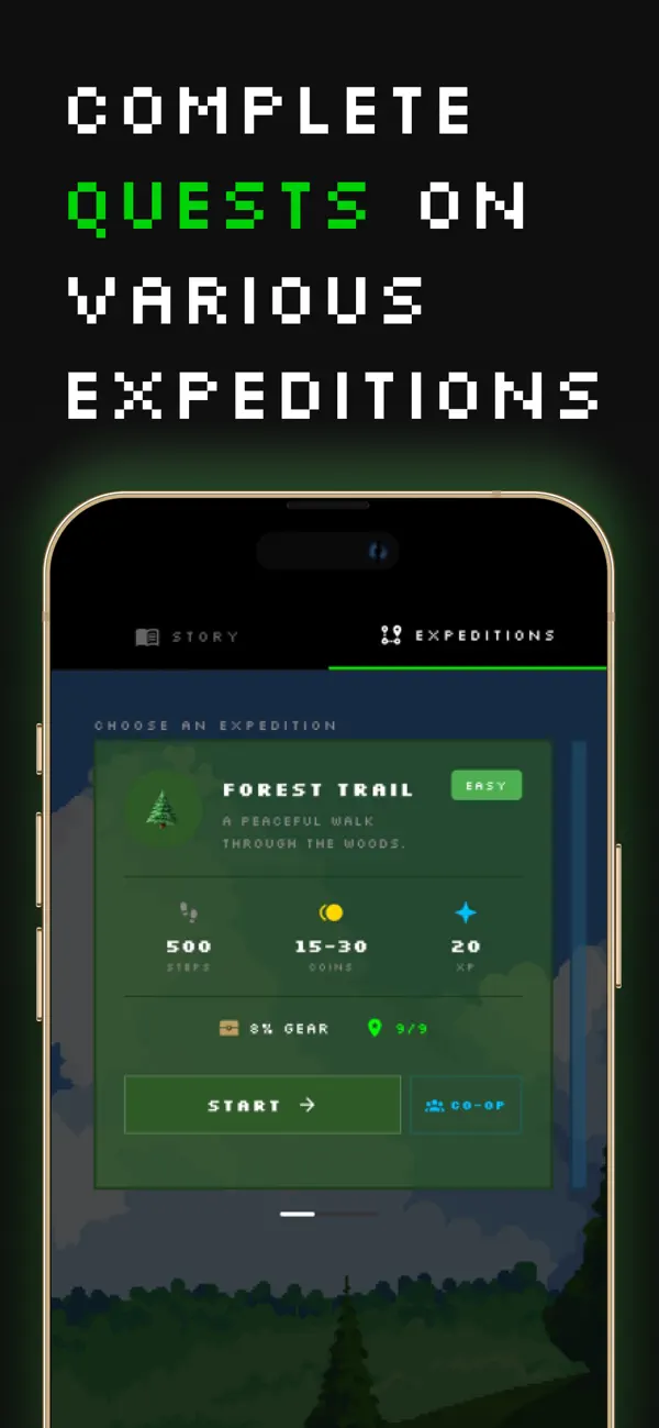 Screenshot #2 pour SideQuest - Walk & Level Up