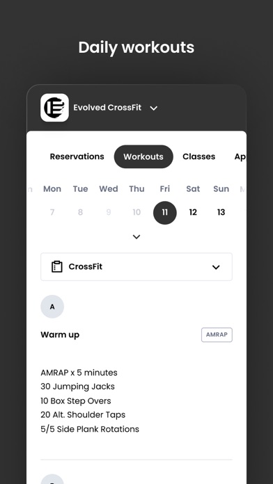 Evolved CrossFit Screenshot