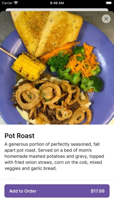 Rep's Place iPhone screenshot 3 - Food & Drink app