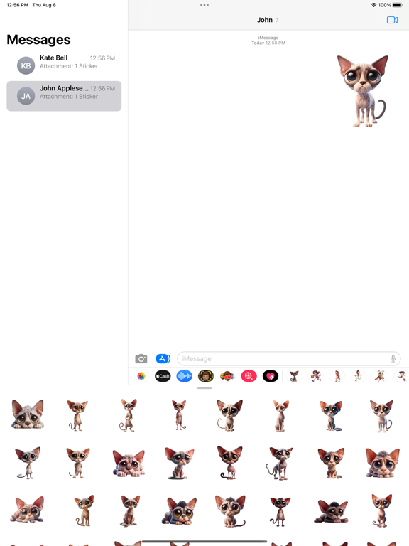Screenshot #4 pour Sad Devon Rex Stickers
