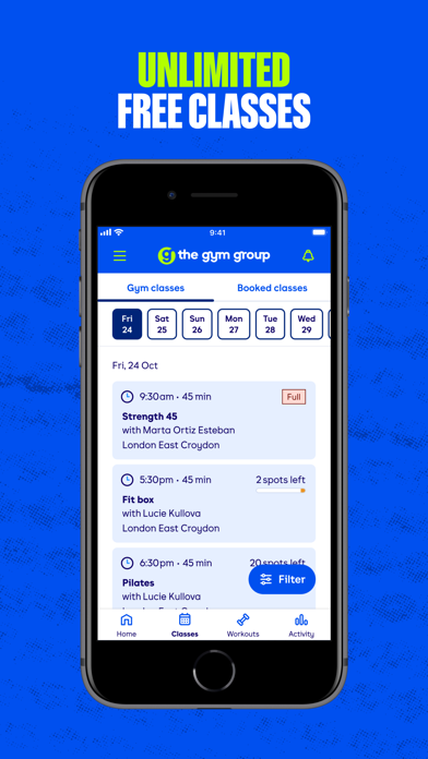 Screenshot 2 of The Gym Group App