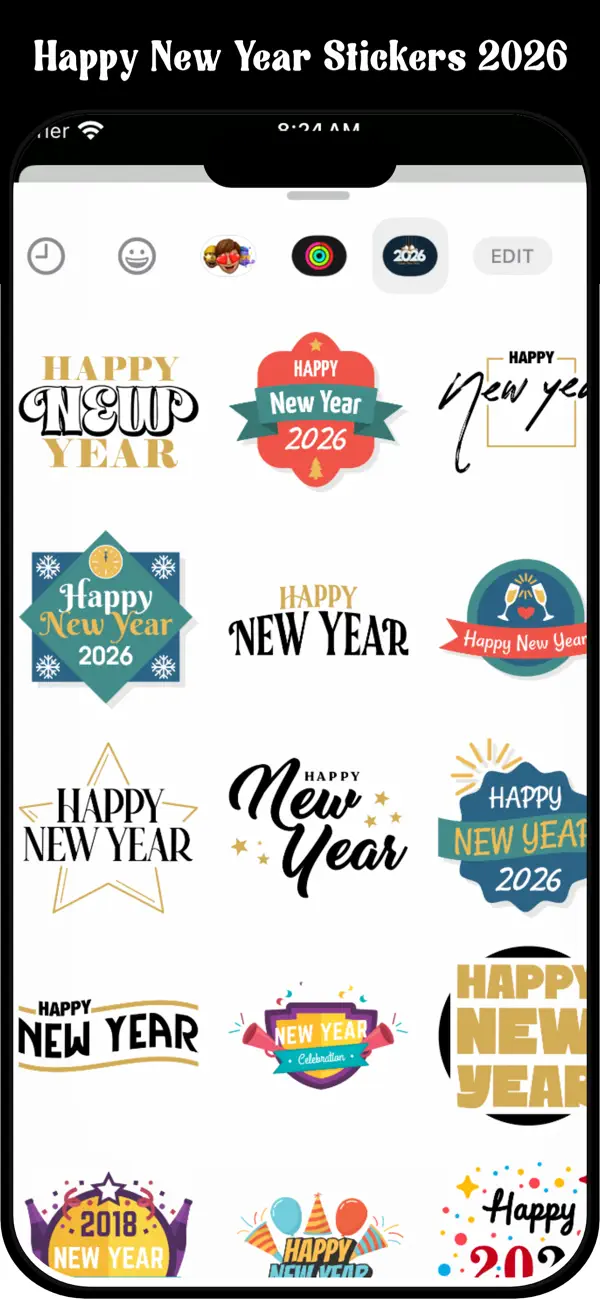 Screenshot #2 pour 2026 New Year Animated Sticker