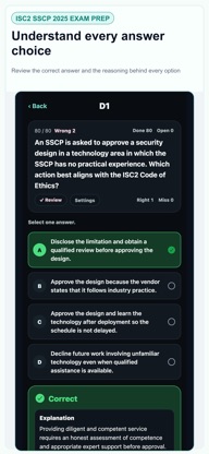 ISC2 SSCP 2025 Exam Prep screenshot 6