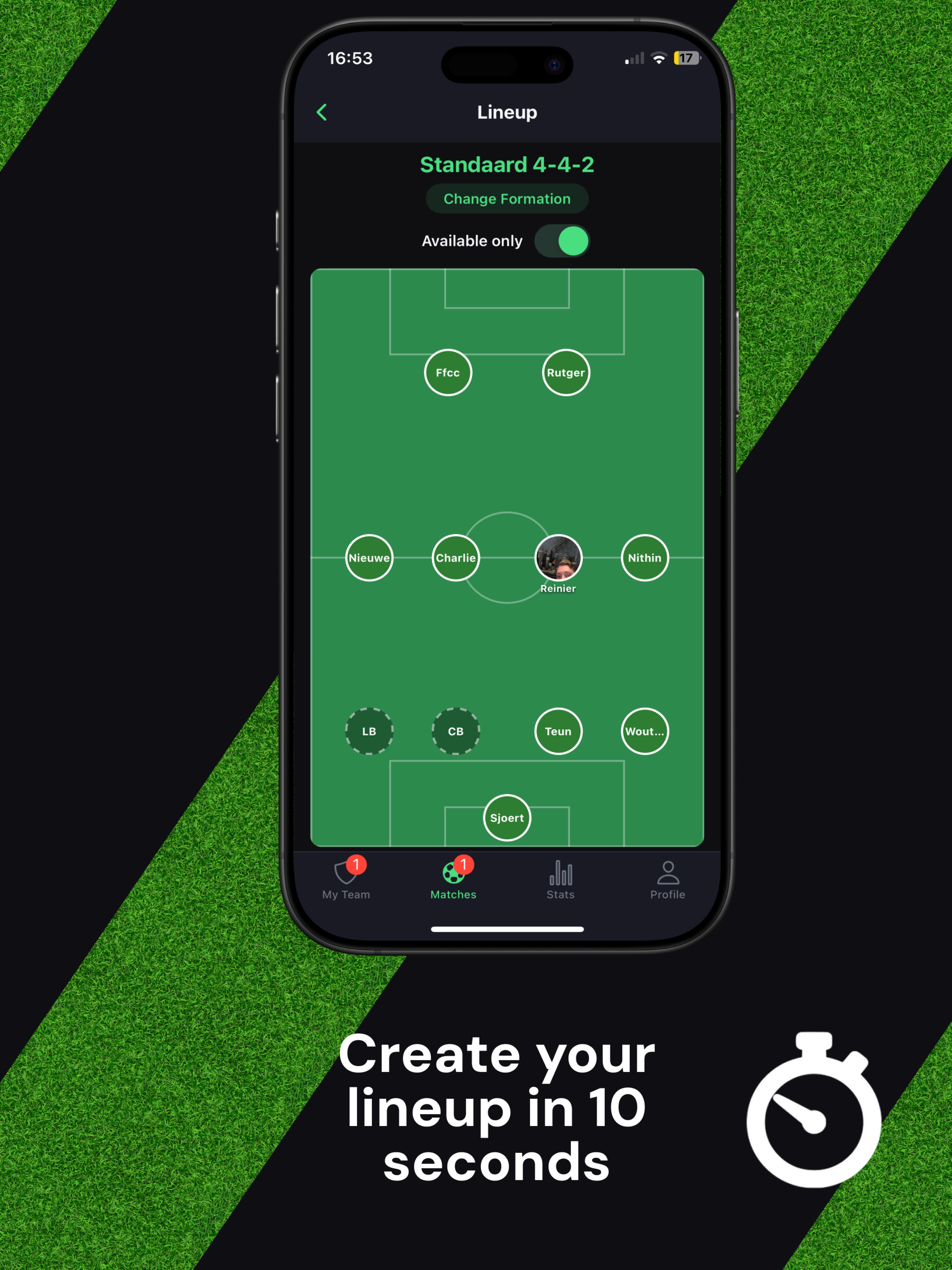 Onside: Football Team Manager screenshot 8
