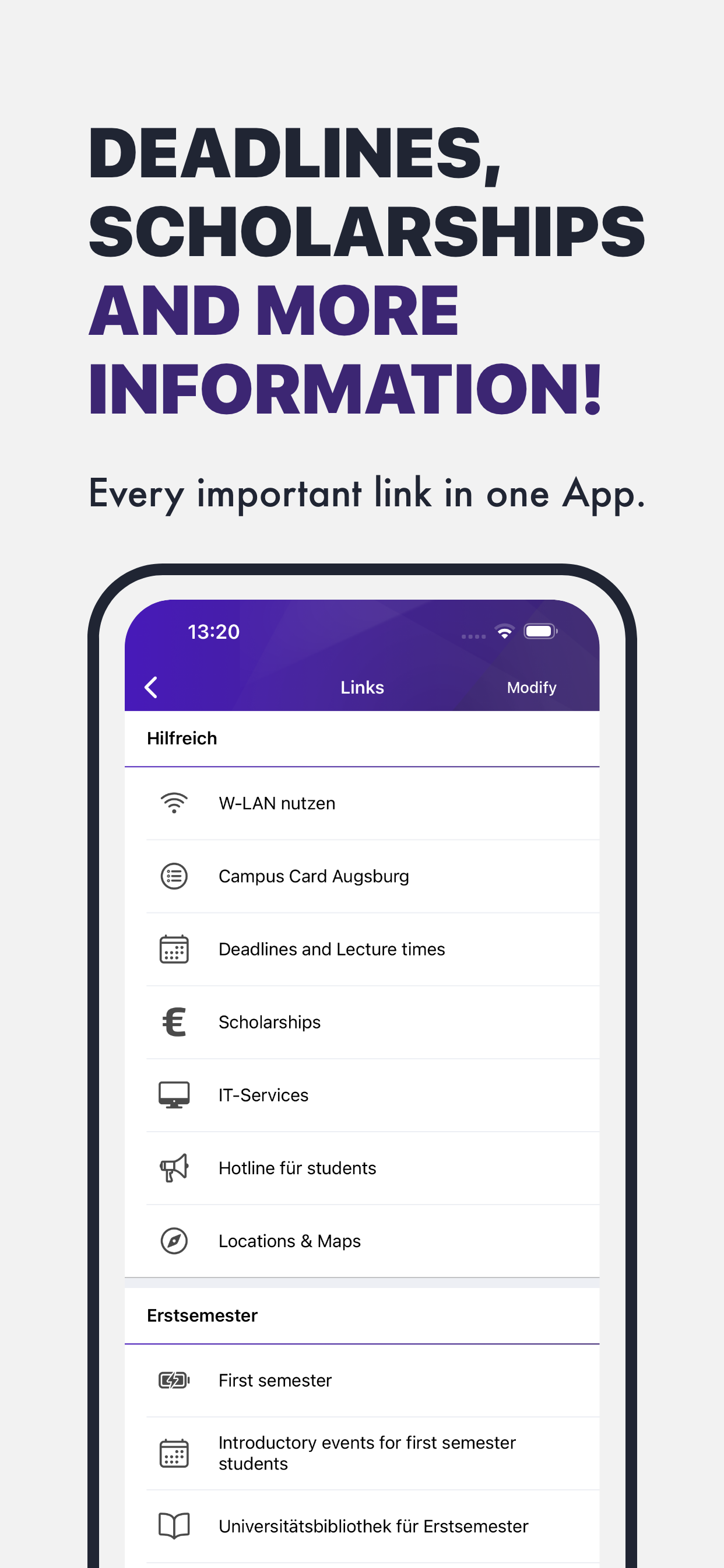 UniAugsburg App screenshot 8