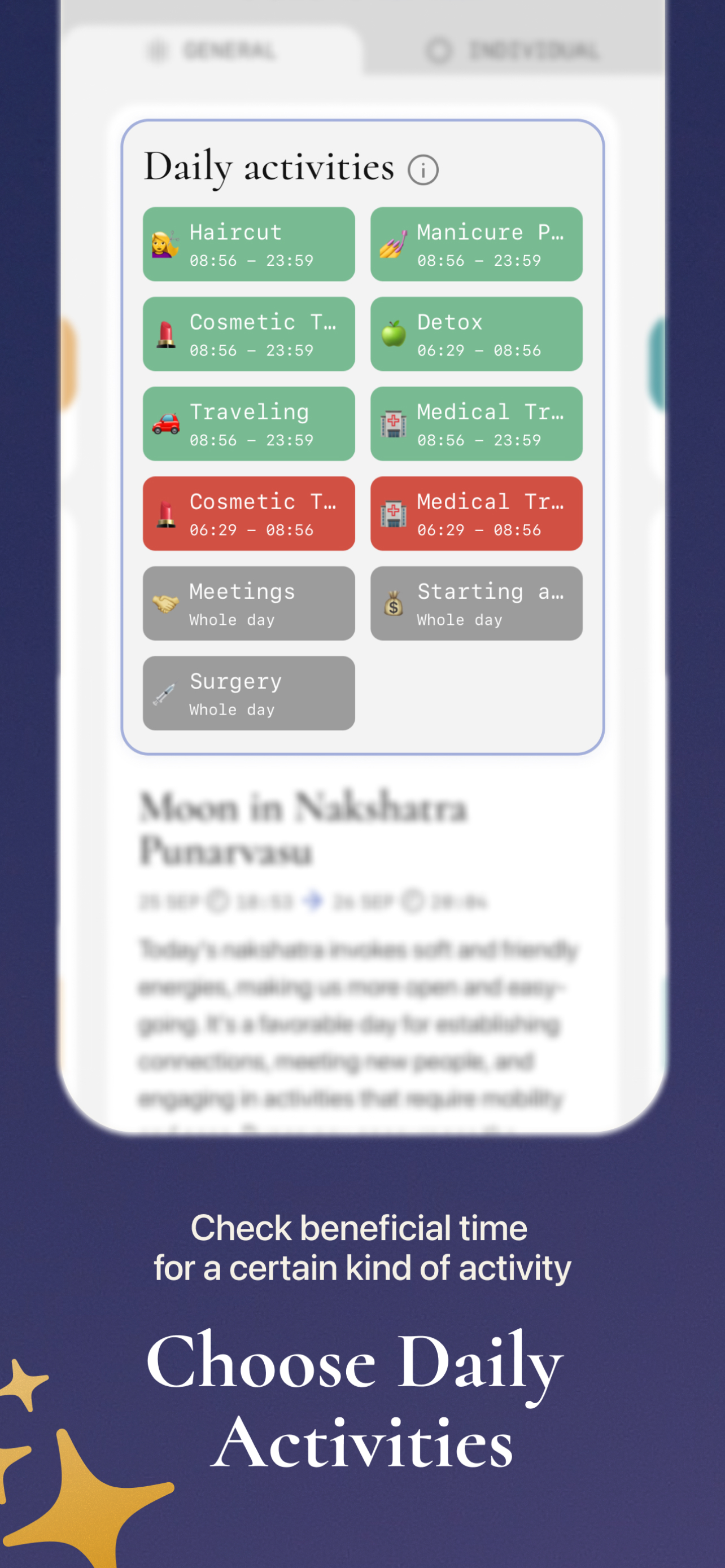 AMRITA - Vedic Moon Calendar