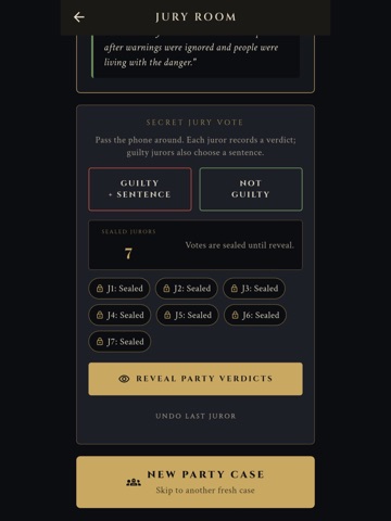 Your Honor: Judge Simulator iPad screenshot