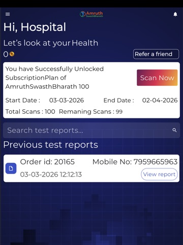 AmruthSwasthBharath iPad screenshot 5