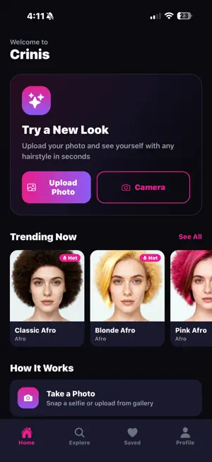 Crinis - Hair Style Changer screenshot 1