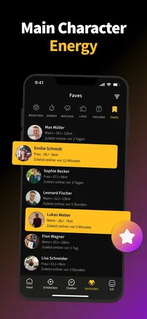 POPCORN: Flirt, Date, Kontakte iPhone screenshot 1