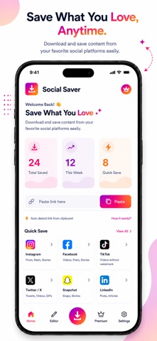 Repost: Social Video Saver screenshot