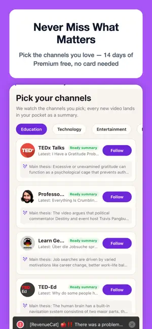Veciz AI: Video Summary Digest screenshot 3
