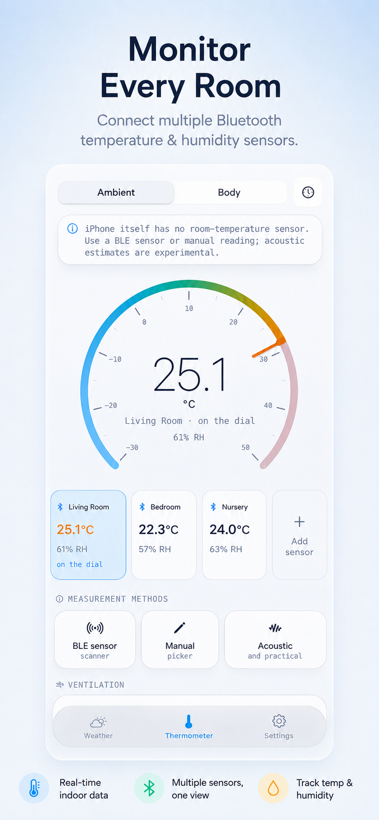 ThermoWeather: Thermometer screenshot 2