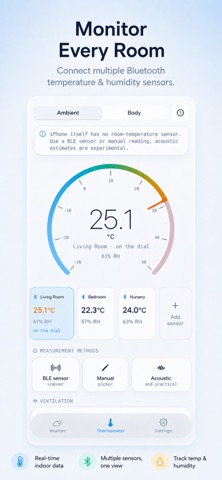 ThermoWeather: Термометр iPhone screenshot 2
