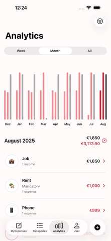 MyExpenses app Screenshot 2 of 9