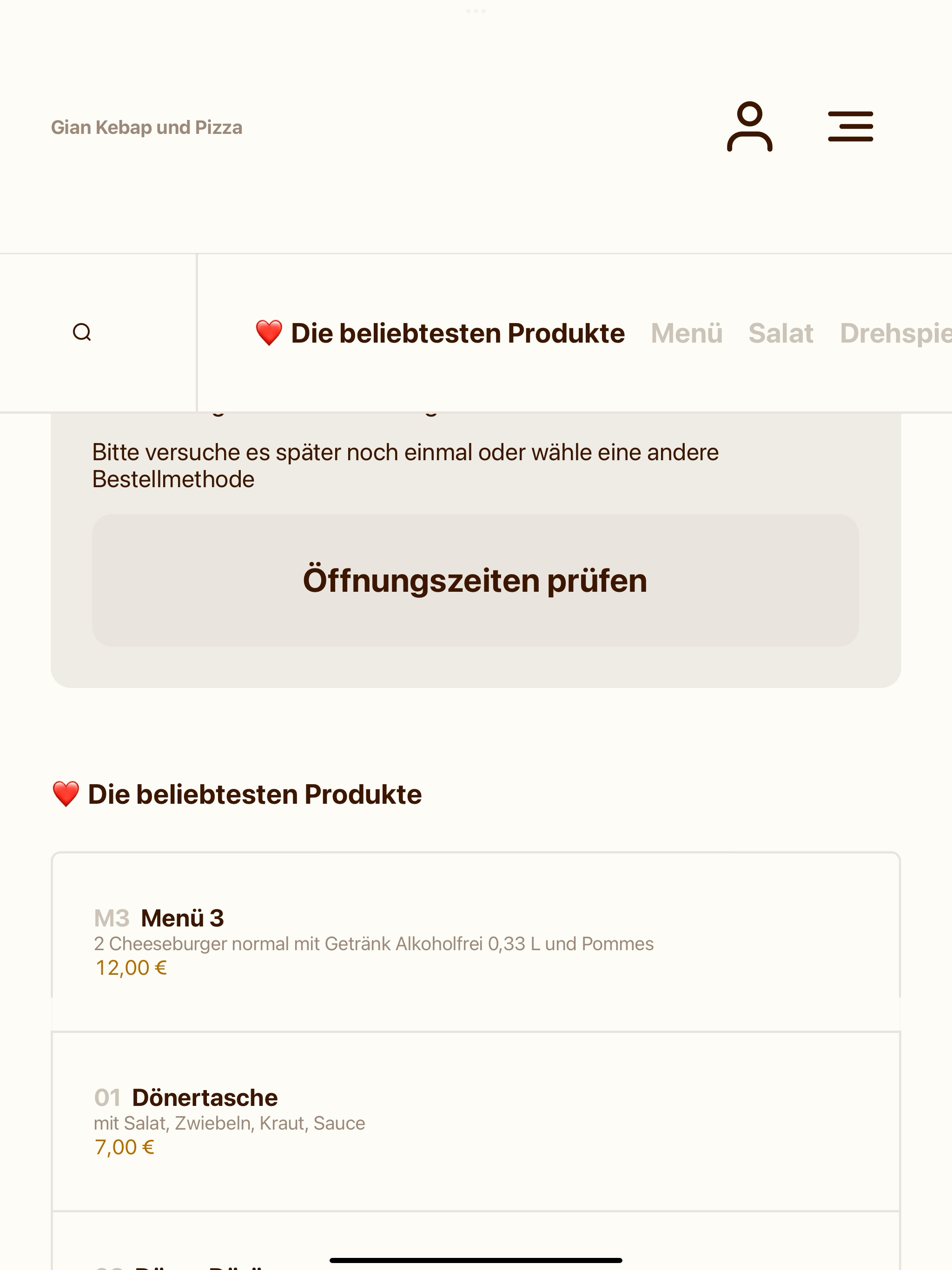 Gian Kebap und Pizza screenshot 7