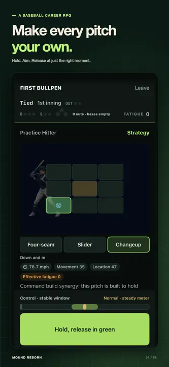 Mound Reborn: Baseball Career screenshot 1