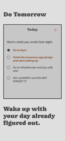 Tomorrow - Plan Tonight Screenshot 3 of 4