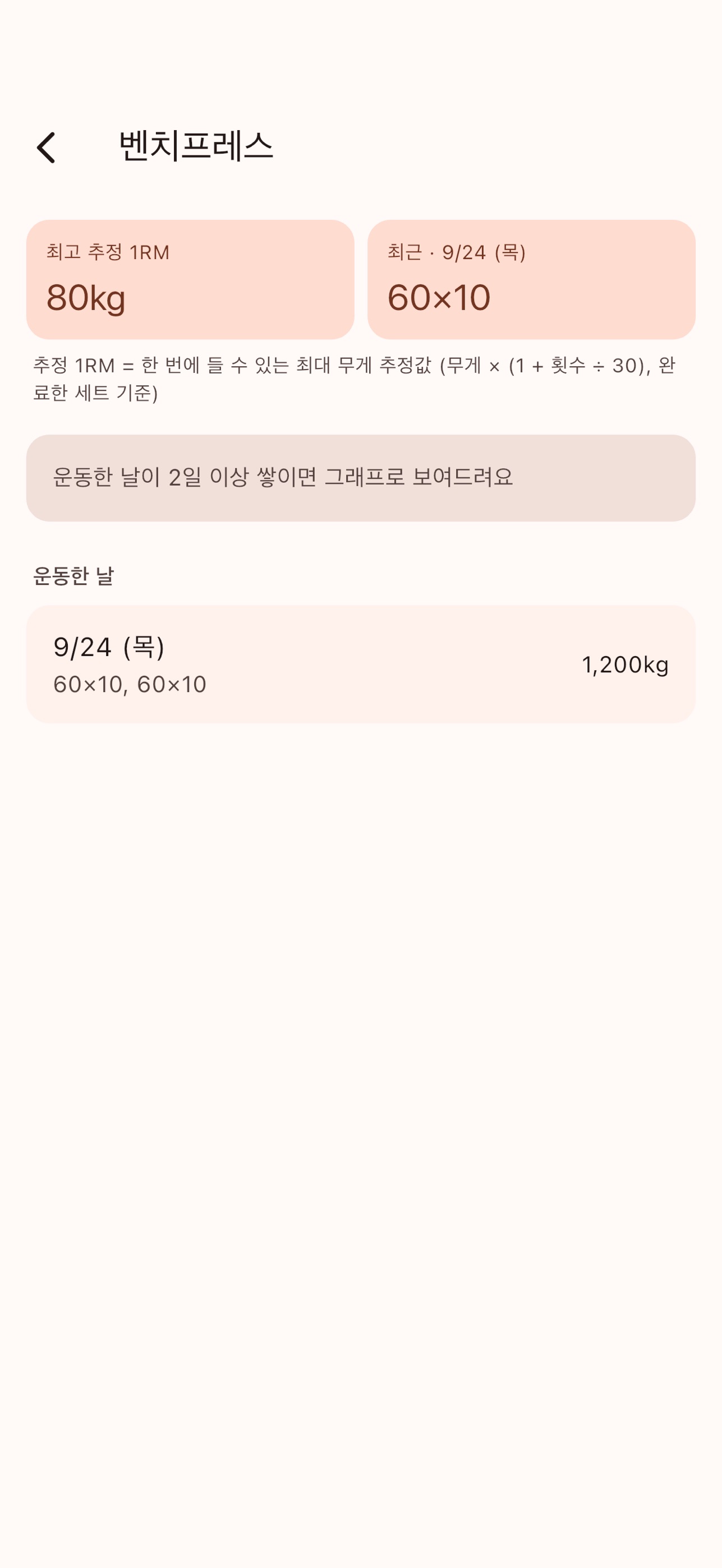 Screenshot 5 of 셋로그 - 가입 없는 운동 기록