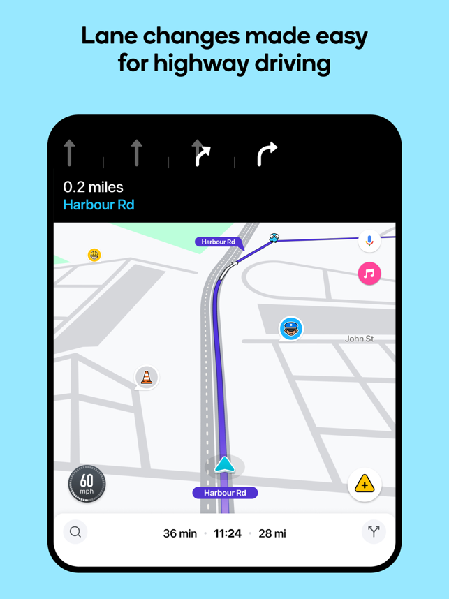 ‎Waze Navigation und Verkehr Screenshot