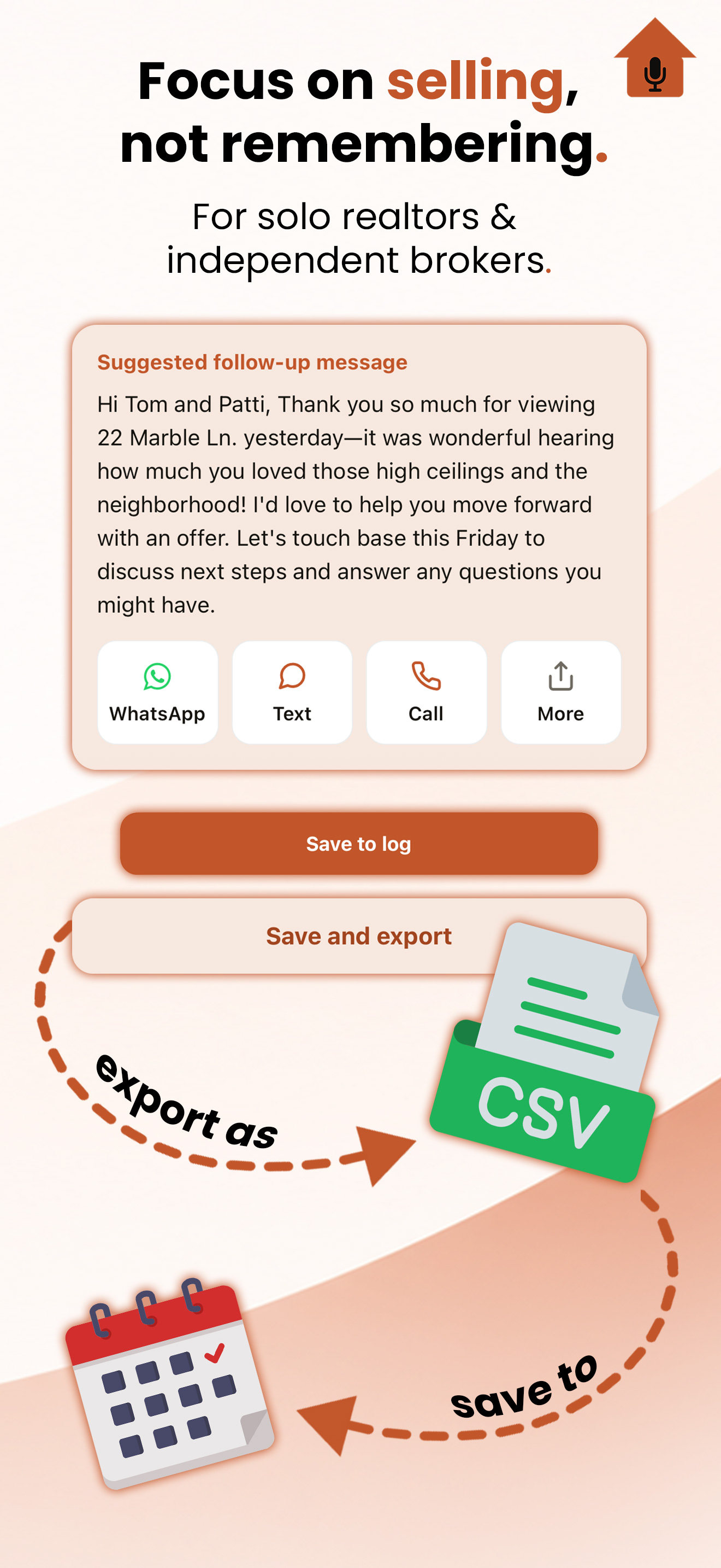 Speak to Track: Estate Agent screenshot 4