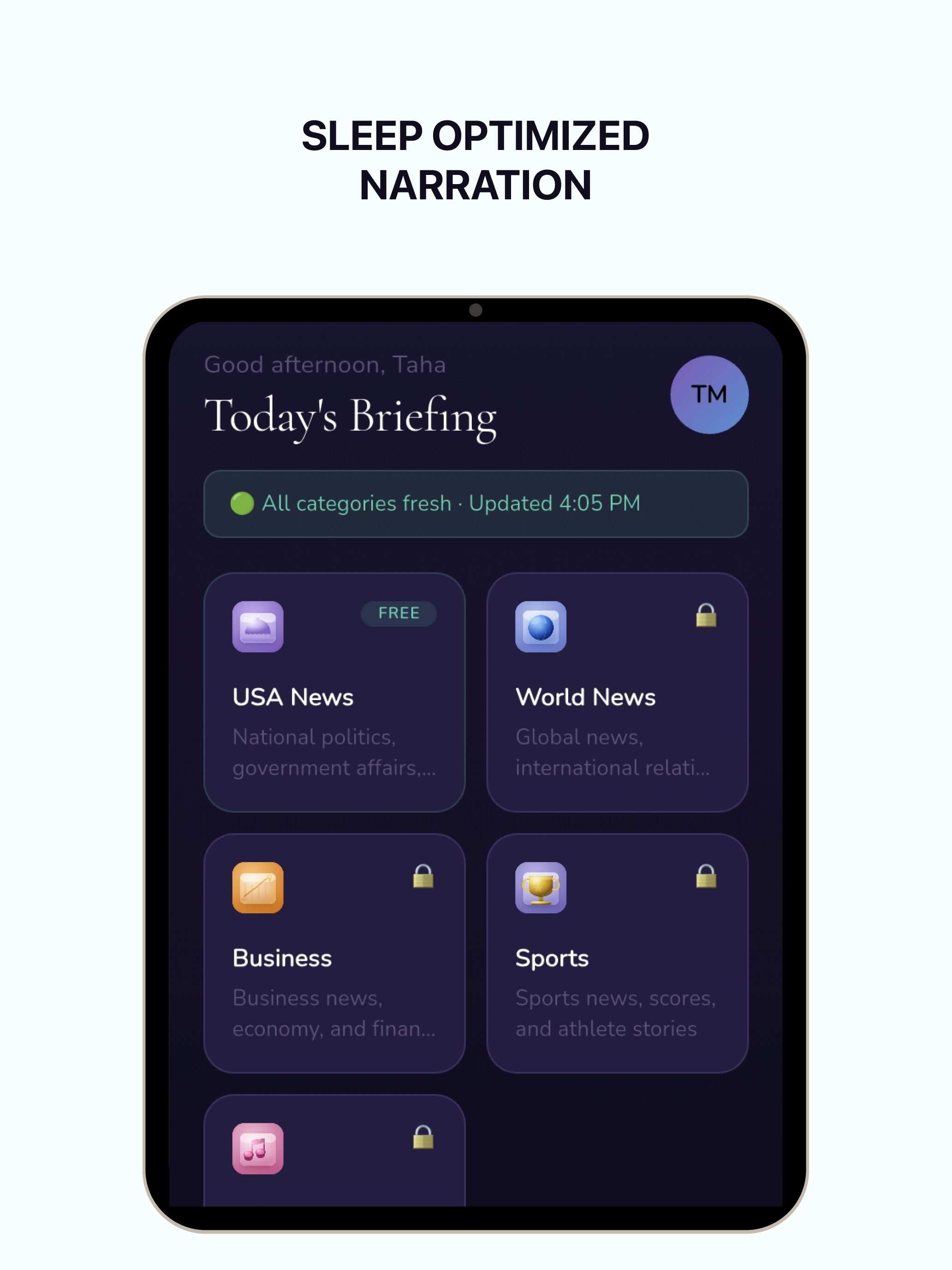 SnooNews: News Sleepcast