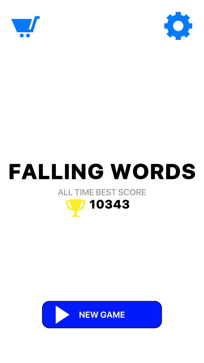 Falling Words Word Puzzle