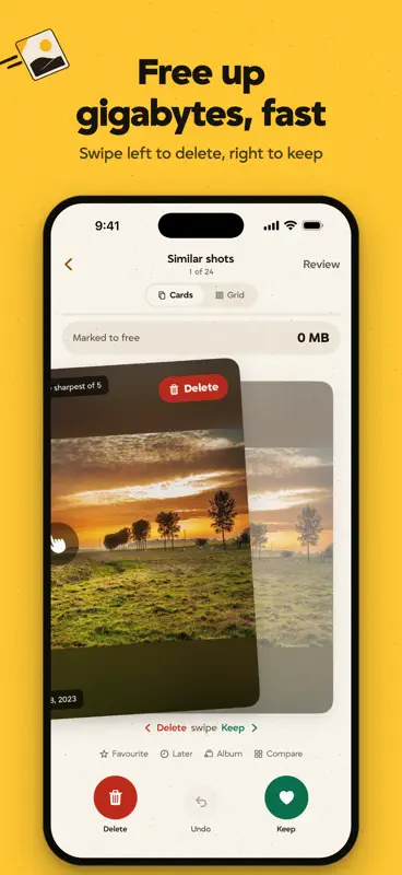 OnceSwipe: Swipe Photo Cleaner screenshot 1 of 7