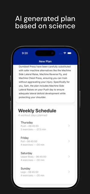 Slima - Beginner Gym App screenshot 2