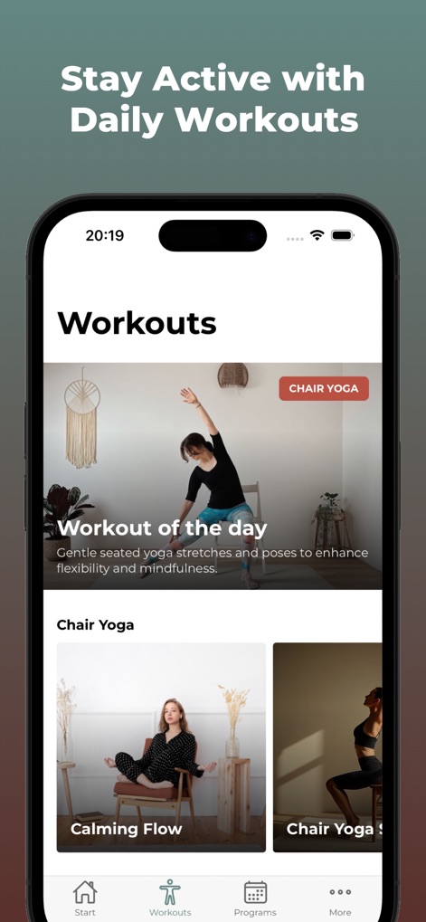 Seated Chair Exercises - Health & Fitness App | MWM