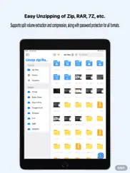 unzip - zip rar 7z file viewer ipad resimleri 1