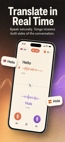 Tongo: Real-Time Translator screenshot