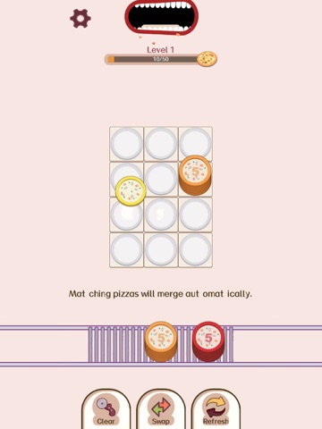 Pizza Stack Puzzle Blast iPad screenshot