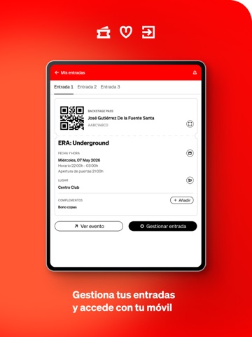 Enterticket - App de entradas iPad screenshot 2