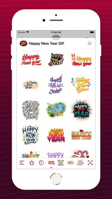 Screenshot #1 pour Happy New Year GIF