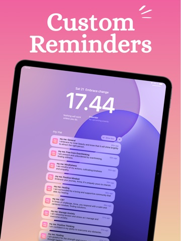 my me - Self-Improvement App iPad screenshot