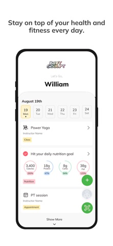 Body Sculpt Nutrition screenshot