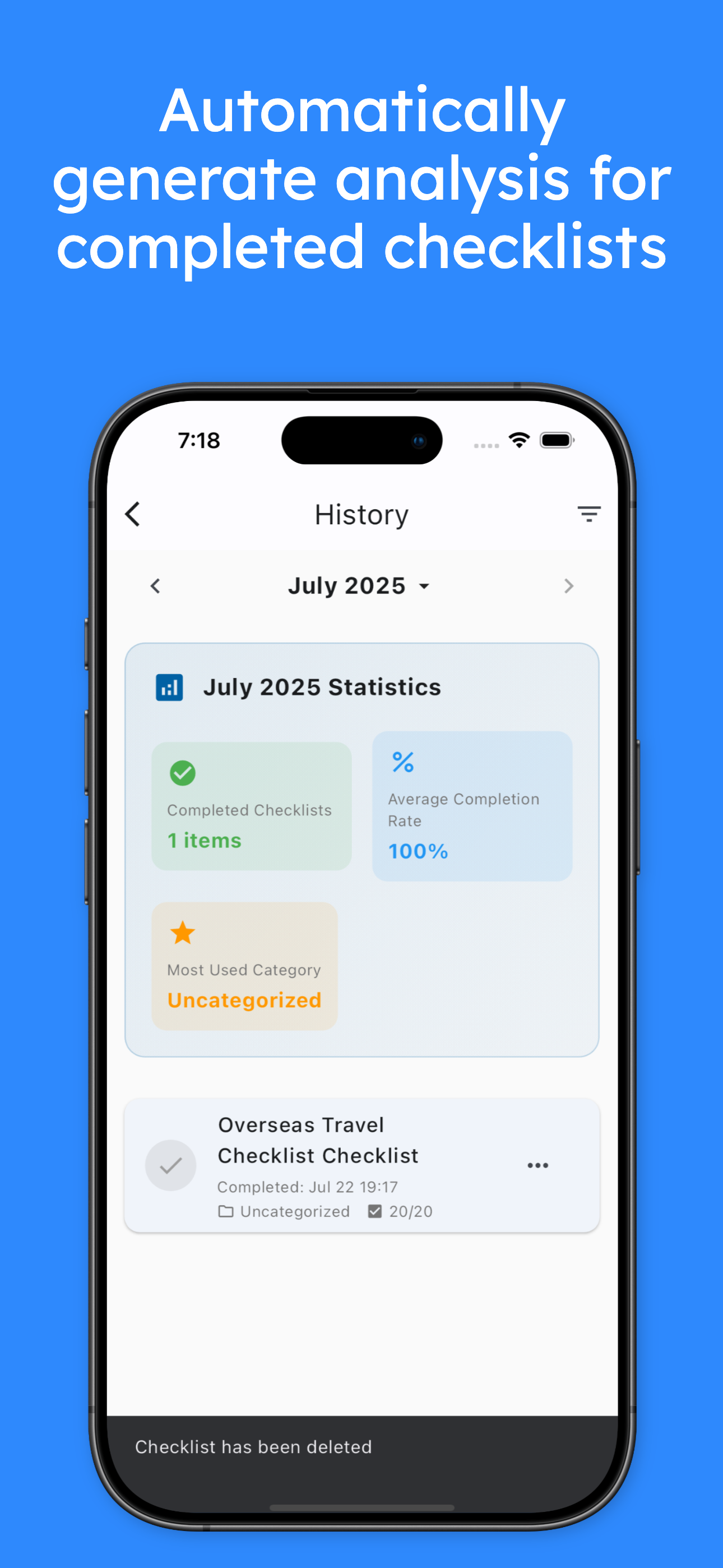 AI Checklist