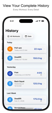 PR - Workout Tracker & Log Screenshot 4 of 7