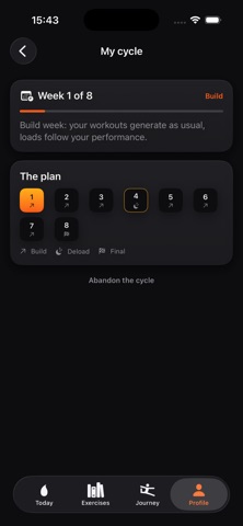 Glöd — Gym Log & Strength iPhone screenshot