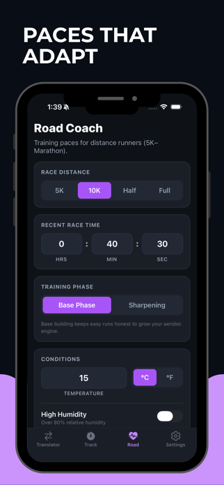 PacePocket - Pace Calculator Screenshot 3 of 3
