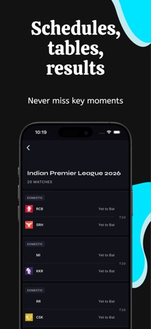 Cricket Live Score: CrickTrack Screenshot 6 of 10