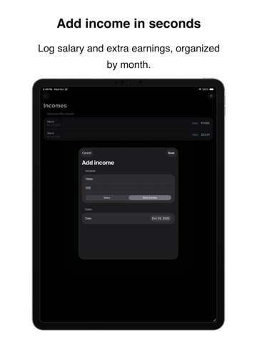 My Budget Flow ipad screenshot 4