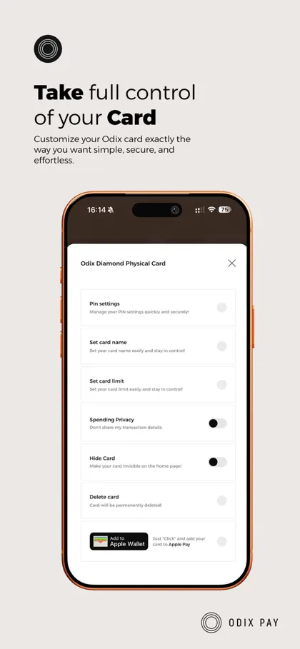 Screenshot 6 von 6 zu Odix Pay & Card