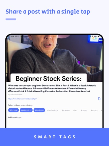ZaveIt: Smart Bookmark Manager iPad screenshot